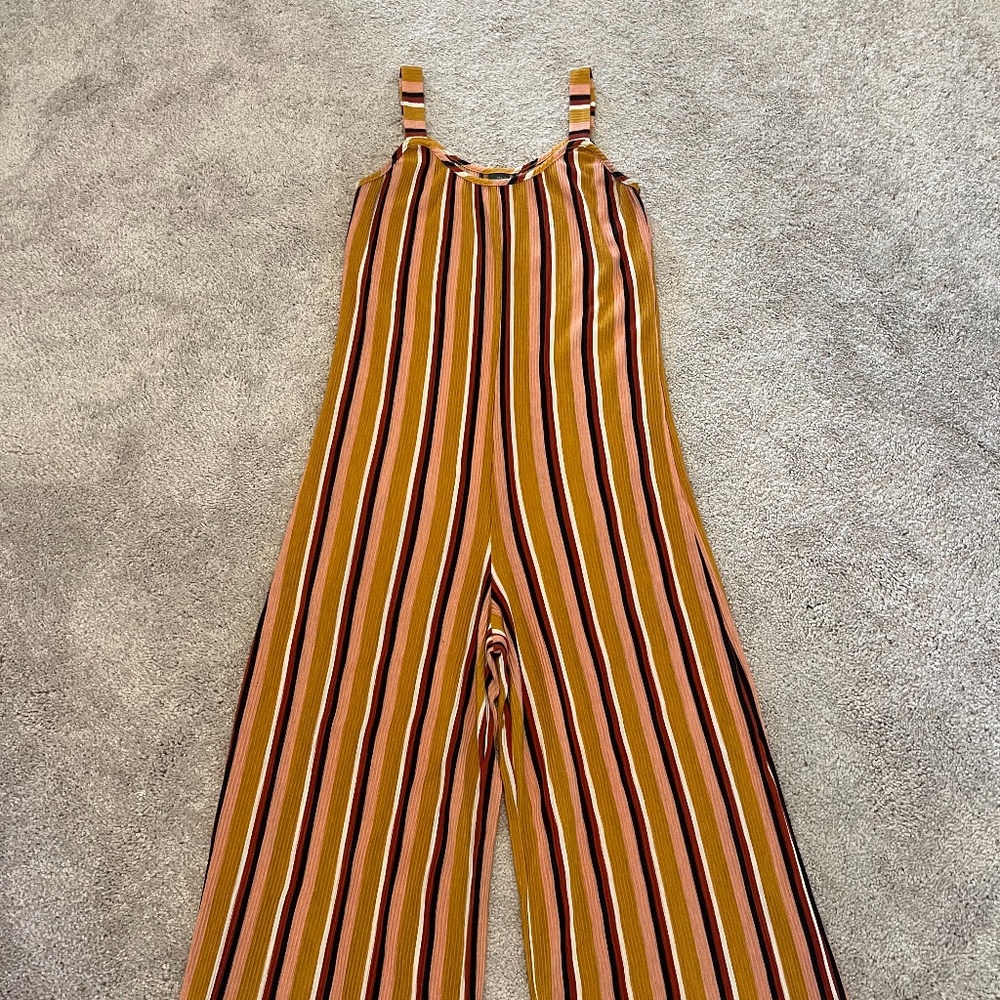 Multicolor Striped Jumpsuit